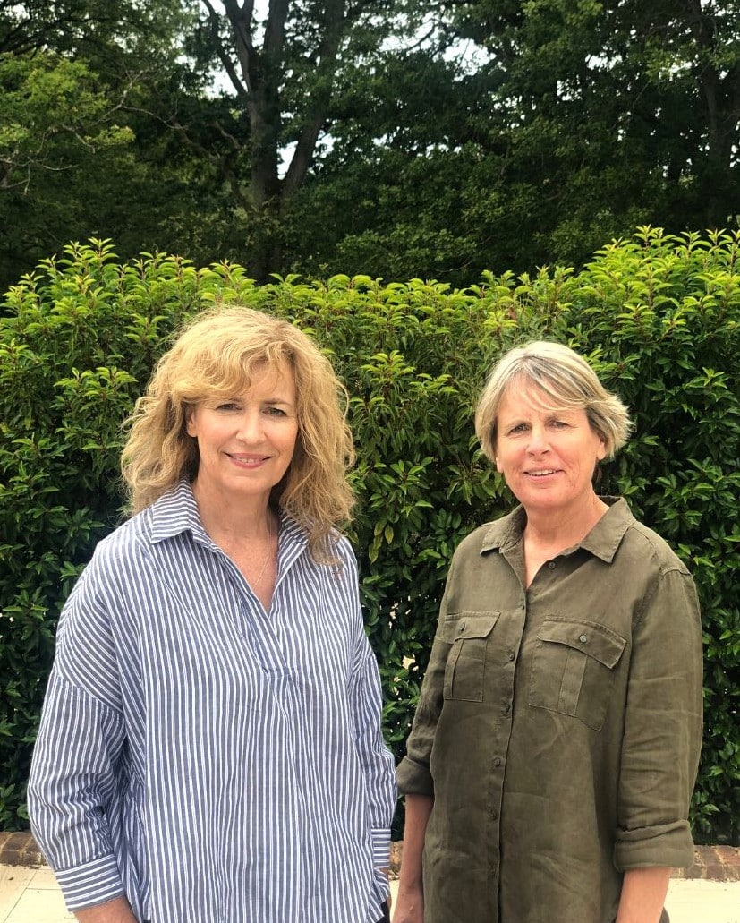 viv and nicola Outside Design, Garden Designers in Hampshire, Nicola Baily Gibson and Viv Seccombe